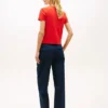 Slim Fit Button-Up T-Shirt