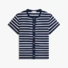 Slim Fit Button-Up T-Shirt