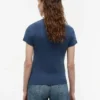 Slim Fit Garment-Dyed Crest Logo T-Shirt