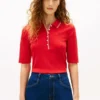 Slim Fit Half-Sleeve Tipped Polo
