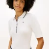 Slim Fit Half-Sleeve Tipped Polo