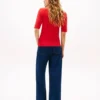 Slim Fit Half-Sleeve Tipped Polo