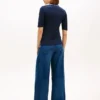 Slim Fit Half-Sleeve Tipped Polo