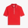 Slim Fit Half-Sleeve Tipped Polo