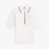Slim Fit Half-Sleeve Tipped Polo