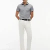 Slim Fit Heathered Polo
