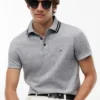 Slim Fit Heathered Polo