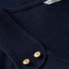 Slim Fit Nautical Gold-Button Tank Top