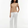 Slim Fit Pointelle Crewneck T-Shirt
