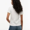Slim Fit Pointelle Crewneck T-Shirt