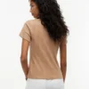 Slim Fit Pointelle Crewneck T-Shirt