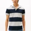 Slim Fit Rugby Stripe Polo