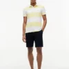 Slim Fit Rugby Stripe Polo