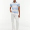 Slim Fit Rugby Stripe Polo