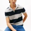 Slim Fit Rugby Stripe Polo