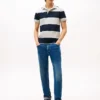 Slim Fit Rugby Stripe Polo