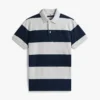 Slim Fit Rugby Stripe Polo