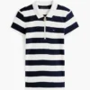 Slim Fit Rugby Stripe Zip Polo