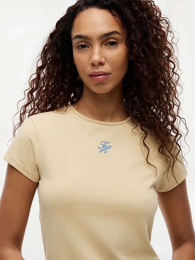 Slim Fit Script Monogram T-Shirt Slim Fit Script Monogram T-Shirt