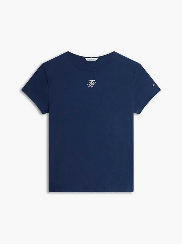 Slim Fit Script Monogram T-Shirt Slim Fit Script Monogram T-Shirt