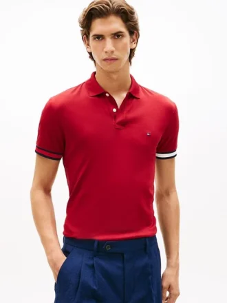 Slim Fit Smooth Cotton Interlock Polo