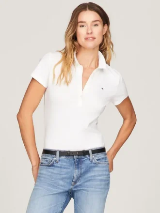 Slim Fit Stretch Cotton Polo