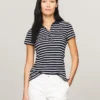 Slim Fit Stripe Stretch Cotton Polo