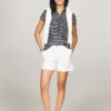 Slim Fit Stripe Stretch Cotton Polo