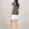 Slim Fit Stripe Stretch Cotton Polo