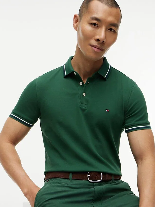 Slim Fit Tipped Polo Slim Fit Tipped Polo