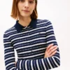 Slim Fit Wool-Silk Blend Polo Cardigan