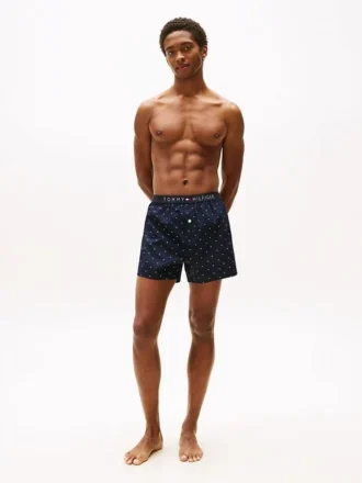 Slim Fit Woven Boxer