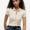 Slim Fit Zip Polo
