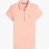 Slim Fit Zip Polo