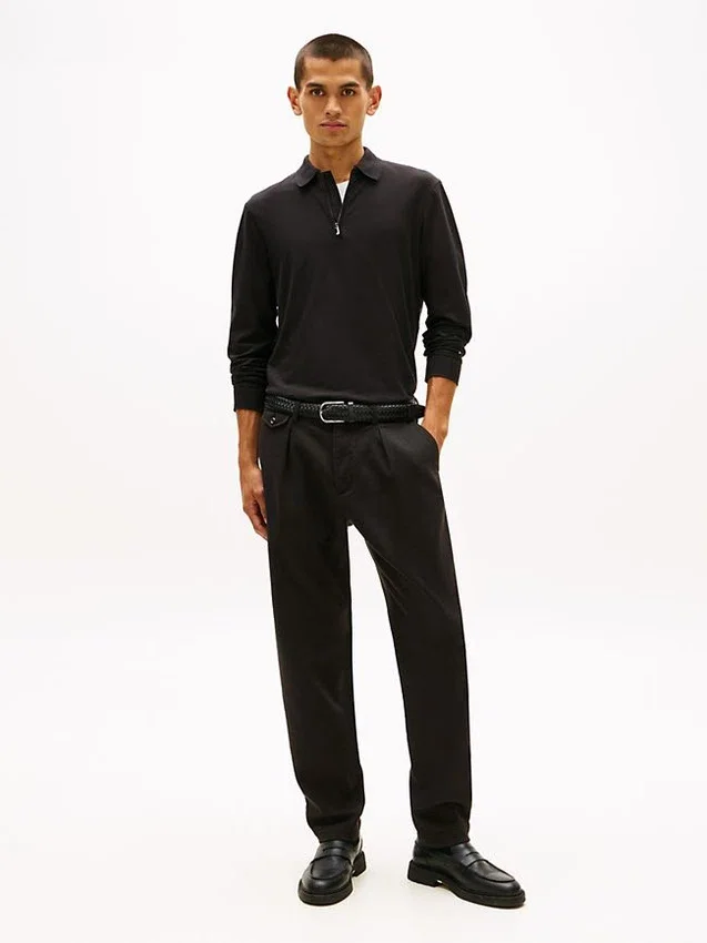 Smooth Cotton Performance Zip Polo Smooth Cotton Performance Zip Polo