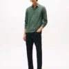Smooth Cotton Performance Zip Polo Smooth Cotton Performance Zip Polo