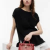 Snake-Embossed Leather Micro Tote Bag Snake-Embossed Leather Micro Tote Bag