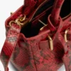 Snake-Embossed Leather Micro Tote Bag Snake-Embossed Leather Micro Tote Bag