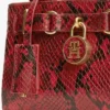 Snake-Embossed Leather Micro Tote Bag Snake-Embossed Leather Micro Tote Bag
