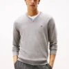 Solid Logo V-Neck Sweater