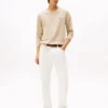 Solid Logo V-Neck Sweater
