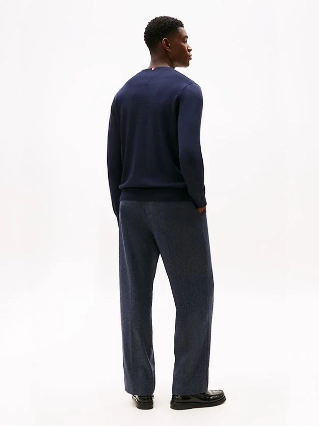 Solid Logo V-Neck Sweater Solid Logo V-Neck Sweater