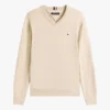 Solid Logo V-Neck Sweater