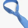 Solid Silk-Blend Tie