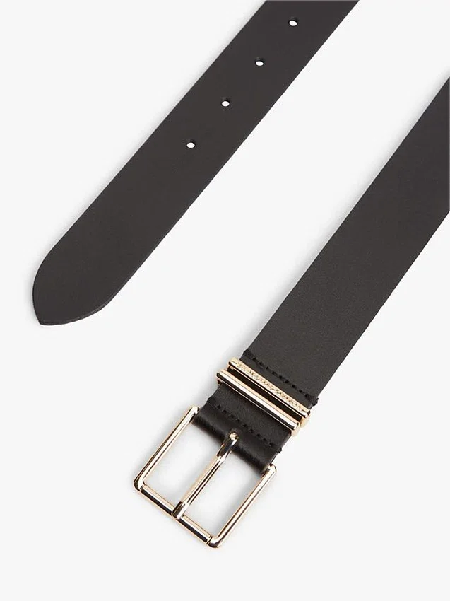 Square Buckle Leather Belt Square Buckle Leather Belt