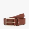 Square-Buckle Pebbled Leather Belt Square-Buckle Pebbled Leather Belt