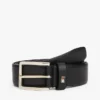 Square-Buckle Pebbled Leather Belt Square-Buckle Pebbled Leather Belt