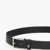 Square-Buckle Pebbled Leather Belt Square-Buckle Pebbled Leather Belt