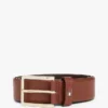 Square-Buckle Pebbled Leather Belt Square-Buckle Pebbled Leather Belt