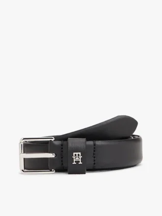 Square Buckle Slim Leather Belt Square Buckle Slim Leather Belt